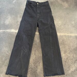 Creatures of Comfort Black Wide-Leg Pants